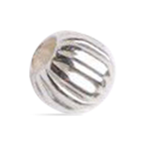 Round Corrugated Spacer Bead Polished