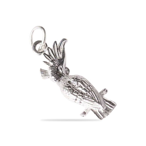 Sterling Silver Cockatoo Charm