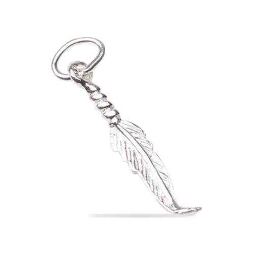 Sterling Silver Feather Charm