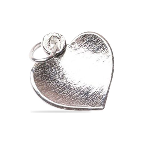 Sterling Silver Heart Charm CH3452