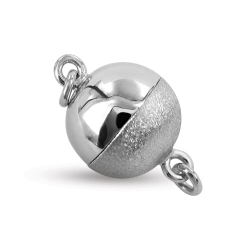 Magnetic Ball Clasp Polished and Brushed